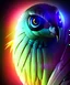 Placeholder: A bird fursona, Furry art, Digital art, cyberpunk, High quality, Backlighting, female, anthropomorphic, full body portrait, 8k resolution, bird tail, Realistic, high quality, great details, within portrait, masterpiece, best quality, detailed outfit, vibrant colors, perfect eyes, feathery, human body, robotic arm, sfw, highly detailed face, perfectly drawn, Taloned feet