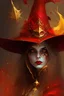 Placeholder: witch fantasy red and gold