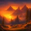 Placeholder: sunset on a moutain