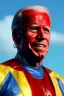 Placeholder: realistic image of joe biden as a mexican wrestling fighter posing, red and blue breeches, retro style, 80s, vibrant color, highly detailed, sky background, concept art, unreal engine 5, god rays, ray tracing, RTX, lumen lighting, ultra detail, volumetric lighting, 3d, finely drawn, high definition, high resolution.