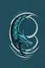 Placeholder: minimalist logo featuring ouroboros in a katamaran in gothic style and blue-green hues.