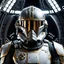 Placeholder: star wars bald male corellian pilot wearing gunmetal grey and black First Order special forces TIE pilot armored flightsuit and helmet with gold trim inside the jedi temple, centered head and shoulders portrait, hyperdetailed, dynamic lighting, hyperdetailed background, 8k resolution, volumetric lighting, light skin, fully symmetric details