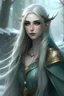 Placeholder: Elf queen with long hair and cold look