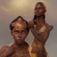 Placeholder: Africa goddess Oshun in the style of stefan kostic, realistic, full body, sharp focus, 8k high definition, insanely detailed, intricate, elegant, art by stanley lau and artgerm