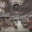 Placeholder: Insanely detailed photograph of an “artitcture plans of a city market at a shipyard” with intricate gears, intricate embroidered band, hyperdetailed painting by Ismail Inceoglu Huang Guangjian and Dan Witz CGSociety ZBrush Central fantasy art album cover art,8K, hdr, romantic, mysterious, ominous, flowers, jewelry, steam,oil,cafe,street vendors,steamship,masts