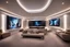 Placeholder: dedicated home cinema room with LED lighting in the walls make sure the room is completely symmetrical