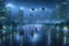 Placeholder: A city that's at night and it's raining and it's foggy and it's flying cars and it's in the future.