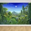 Placeholder: landscape mural of a different world of plants