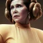 Placeholder: extremely detailed 8k hyperspace wallpaper,complete and photo realistic detailed head to waist stunning photo realistic portrait of carrie fisher as Princess Leia in star wars with photo realistic fine but luxurious hair, brown eyes, professional majestic photo realistic painting by Ed Blinkey, Atey Ghailan, by Jeremy Mann, Greg Manchess, Antonio Moro, trending on ArtStation, Intricate, High Detail, Sharp focus, dramatic, by greg rutkowski, realism, beautiful and detailed lighting,