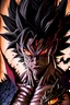 Placeholder: a man with a dragon on his chest, black dragon, highly detailed portrait of goku, ancalagon the black, gogeta, ultra detailed color art, official art, son goku, goku, full art, the former demon king, cgsociety 9, full color manga cover, a baddass dragon, chiaroscuro anime key visual