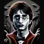 Placeholder: Harry Potter in the style of tim burton