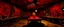 Placeholder: An orangish red Oni themed hibachi restaurant in the lava caverns painted by Guo Xi
