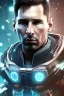 Placeholder: lionel Messi face style cyberpunk