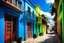 Placeholder: Create an image showcasing the vibrant colors of the streets of Pondicherry, with its unique blend of French and Indian architecture.