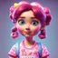 Placeholder: candy girl teenager, stylized 3d. pixar