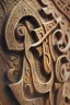 Placeholder: an Arabian letters, close up photo