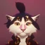 Placeholder: anthropomorphic royal cat