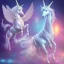 Placeholder: a magical sparkly unicorn