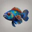 Placeholder: Mandarin Fish, 3d, Realistic, Detailing