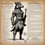 Placeholder: character concept sheet with AD&D statistics and characteristics, [high res photo by Ray Harryhausen for Mahābhārata module B3] a character of Pāṇḍavas class of King: Bhima — Son of Vāyu, the Wind God Epithets: Vṛkodara (“wolf-bellied”), Bhimasena Qualities: Symbol of physical strength, courage, and loyalty. Fiercely protective of his brothers and Draupadi. Tremendous appetite (both for food and battle). Direct, passionate, occasionally impulsive. Symbolic trait: The force of action and energy —