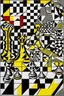 Placeholder: 5d chess in the style of roy lichtenstein