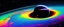 Placeholder: orbiting a black hole from a trillion miles away, peaceful, colorful, dark, ominous, beautiful abyss,