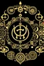 Placeholder: the Latin cross, aum letter, crescent and star, yin and yang, torii gate, khanda, star of david, dharma chakra all combined into one symbol