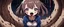 Placeholder: Anime girl with big eyes, darkblue and sepia tones, fullbody, slime, the perspective looking up from the bottom of an empty well, rolling eyes, tongue out, blood drip, open mouth,