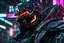 Placeholder: Punisher machine in 8k cgi cyberpunk drawing style, samurai them, close picture, neon, intricate details, highly detailed, high details, detailed portrait, masterpiece,ultra detailed, ultra quality