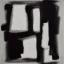 Placeholder: abstract artwork of black and white rectangles, oil on canvas, black and white, smudged charcoal, in the style of esteban vicente, in the style of mark rothko