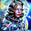 Placeholder: Lauren Bacall on a space station