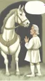 Placeholder: He invited the King to see the horse that he had brought with him and told him that if he liked it, he would send for the other horses too