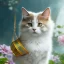 Placeholder: pltn style, cute young cats dressed in a modern costume, kawaii, reaching forward, 16k resolution concept art portrait by Greg Rutkowski, Artgerm, WLOP, Alphonse Mucha dynamic lighting hyperdetailed intricately detailed art trending on Artstation triadic colors Unreal Engine 5, digital Art, perfect composition, beautiful detailed intricate insanely detailed octane render trending on artstation, 16 k artistic photography, photorealistic concept art, soft natural volumetric c