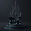 Placeholder: trono gótico realistico para depois se criar model 3D