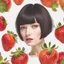 Placeholder: decomposing into a zombified strawberry with pixie-cut hair