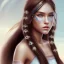 Placeholder: Native American girl, cute, beautiful, long hair, brown eyes