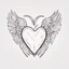 Placeholder: cute line drawing of a heart with wings against a white background.