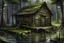 Placeholder: cabin in the swamp