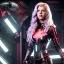 Placeholder: Actress, young Katheryn Winnick, android woman, clean skin, circuits, leather coat, cyber punk, neon, army, tubes, blood, portrait, studio photo, unreal engine 5, soft color, 16 bit, god lights, ray tracing, RTX, lumen lighting, ultra deatail, volumetric lighting, 3d, finely drawn, hd.