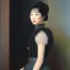 Placeholder: Full body portrait, painting, medium shot lady Konpeitōu