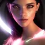 Placeholder: full body shot of a beautiful Arab girl, dark black hair, dark black eyes, high makeup, Artstation, Light Painting, Super-Resolution Microscopy 8K Phosphor Display, Glossy, Ray Tracing Reflections, RGB Displacement, Glowing Edges, RTX