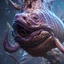 Placeholder: fluid ink angler fish creature, unreal engine 5, 8k resolution, photorealistic, ultra detailed