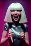 Placeholder: Sia singing in a punk rock band