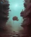 Placeholder: Camera., concept art, hyper detailed, beksinski, dan mumford, post-apocalyptic, oil on canvas