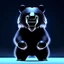 Placeholder: epic horrific wasted bear like creature in night with black shade, 8k resolution, ultra hyperdetailed, Unreal Engine 5, ultra colourful, very small details, realistic