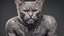 Placeholder: cat man, wool, fine rendering, high detail, 8K, man, tattoos, wool, double exposure,