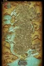 Placeholder: dnd, fantasy, map of the city, demonic, diagram, map, parchment, illustration,