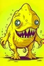 Placeholder: mythic monster, yellow, cartoon style