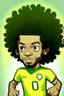 Placeholder: Marcelo Brazilian soccer player cartoon 2d