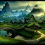 Placeholder: Epic Drawing of scenery of The Hobbit estilo Van Gogh 4k